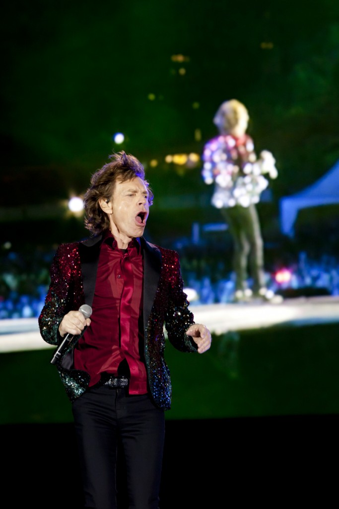 Photo du spectacle du groupe The Rolling Stones au Festival d'été de Québec. Par le photographe événementiel Philippe Ruel.